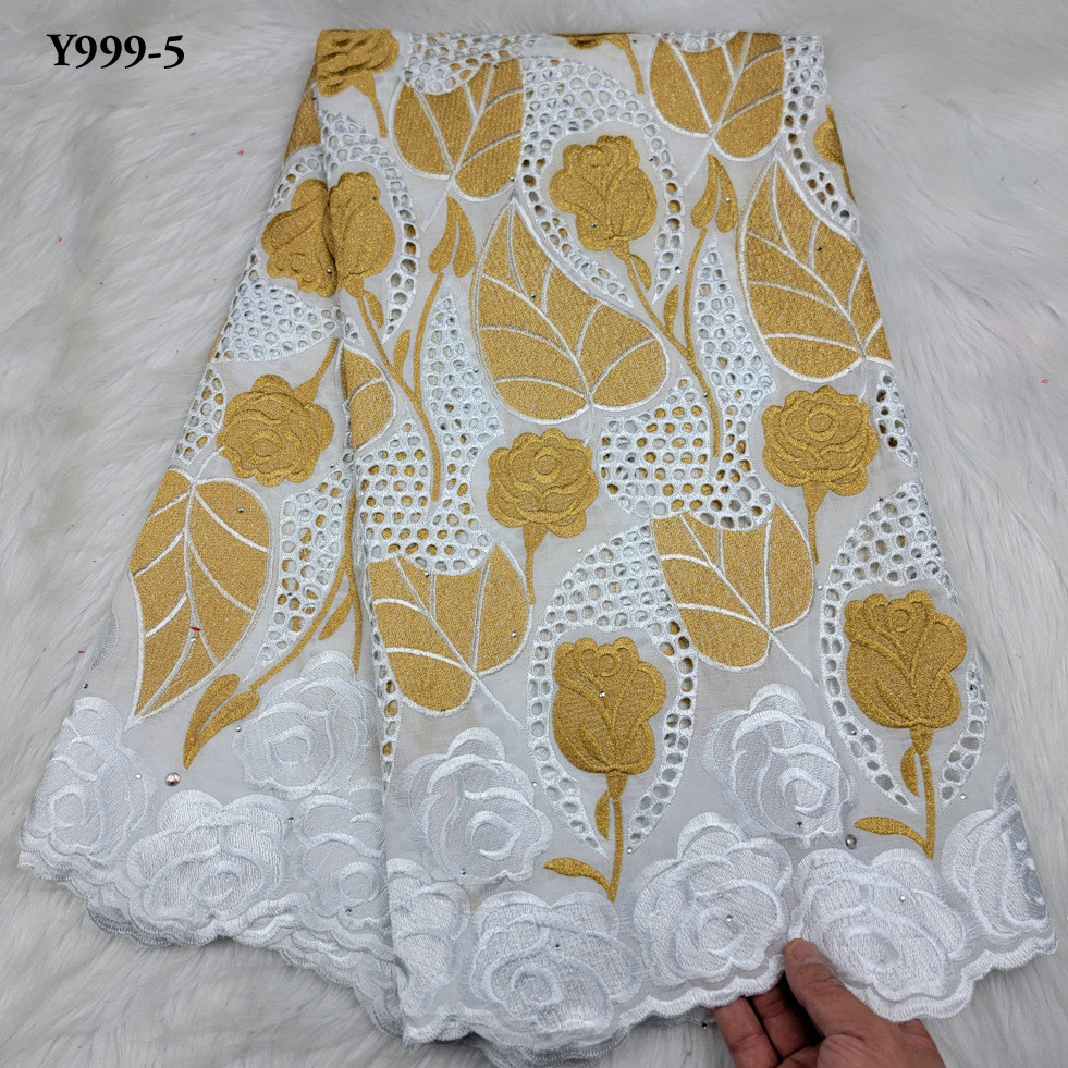 Newest High Quality Swiss Cotton Voile Lace Austria 2019 Voile Swiss Lace Fabric African Swiss Cotton Voile For Garment