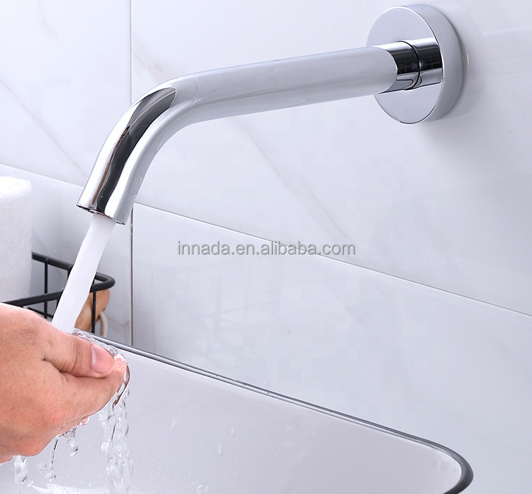 NA700  Automatic Sensor Faucet  Wall mounted wash basin AC+DC power Only cold water sense taps