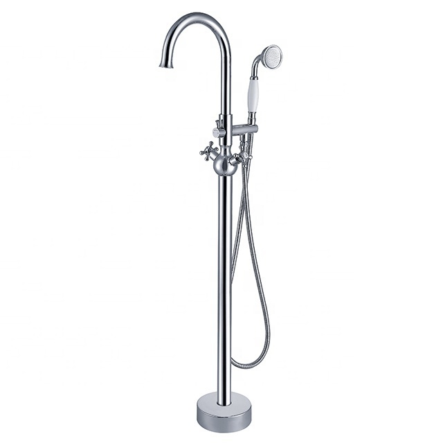 NA005-ORB Bathroom Shower Tub Faucet Bathtub Fixture Mixer Tap Free Standing Faucet