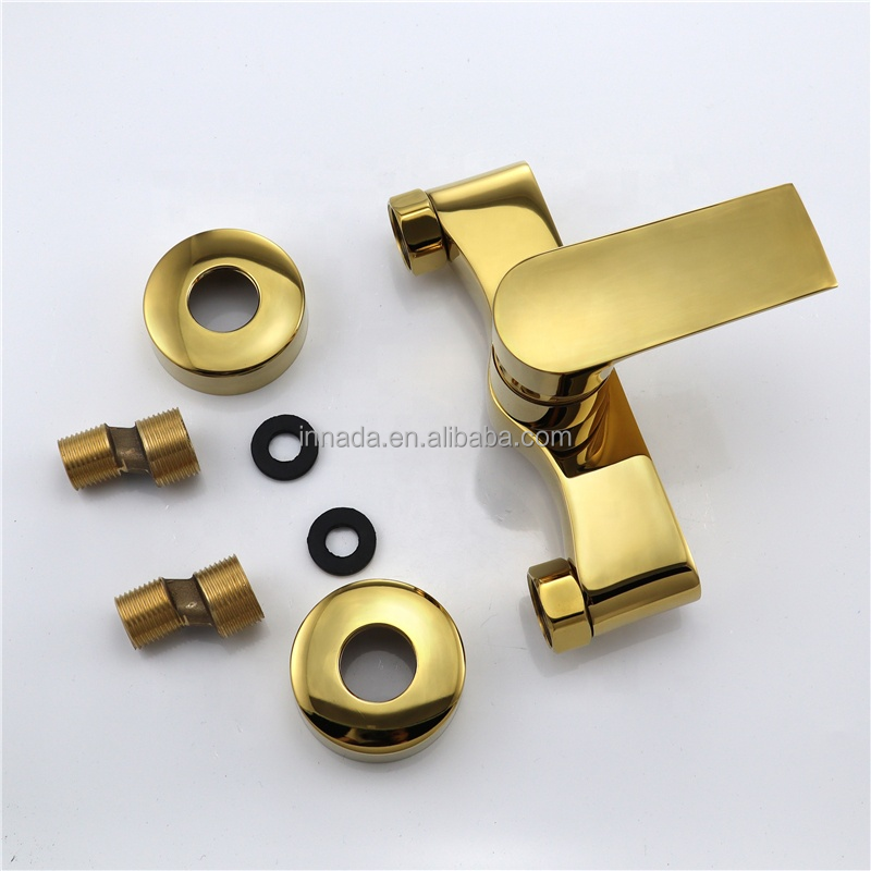 Single Handle Brushed Gold bathroom Shower mixer Stylish design  Bath shower Faucet