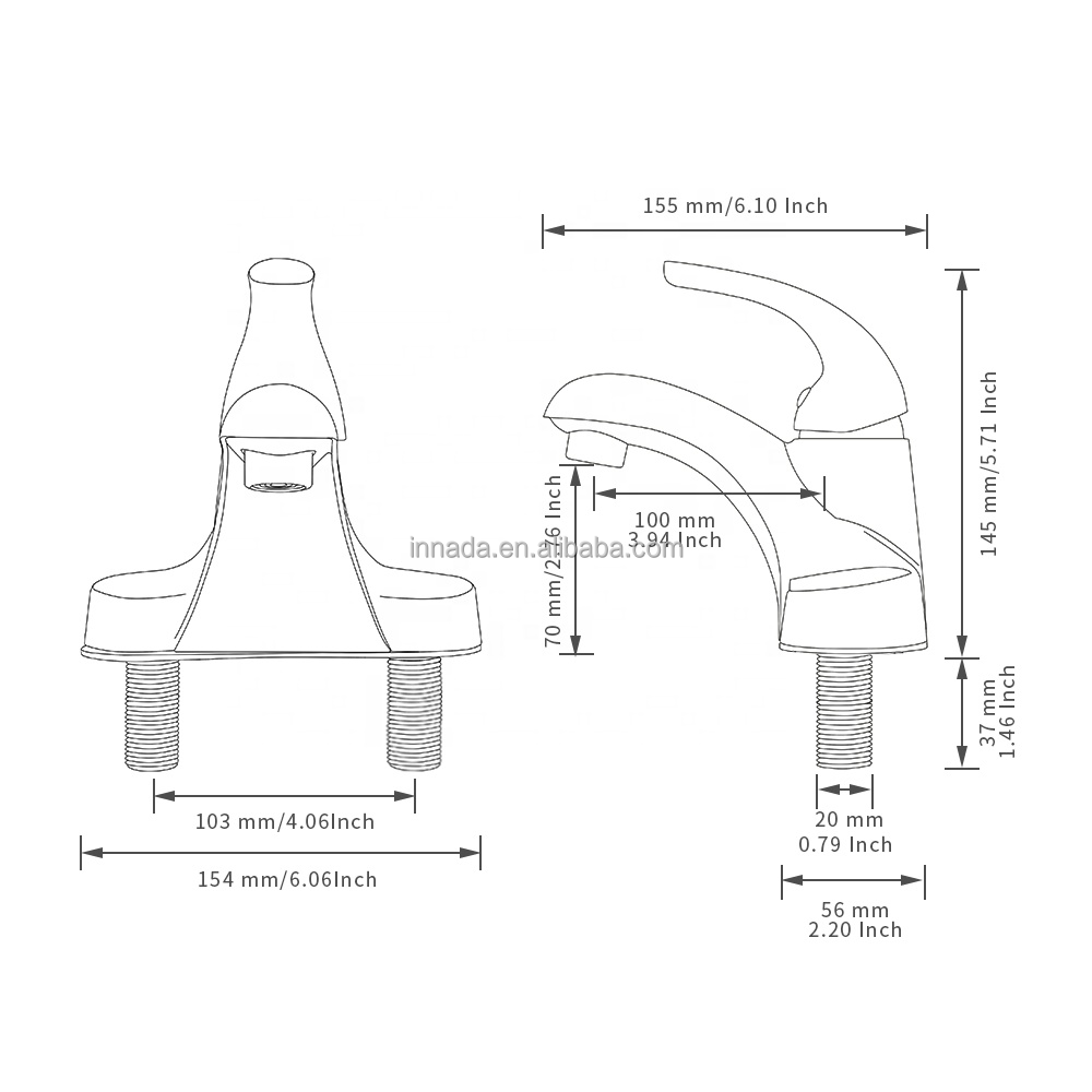 America style single lever bathroom sink faucet basin faucets CUPC Faucet