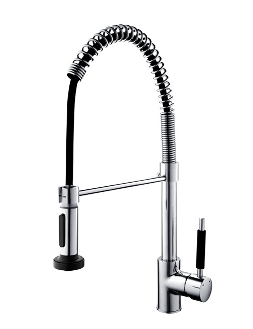 Brand factory online shopping pull down Kitchen Faucet,  Pull Out Spray Brass  Kitchen Sink Faucet