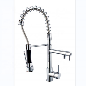 NA8008  Popular sale Brass Pull down  Kitchen  Faucet  360 degree revolve Pull out sprayer Kitchen tap