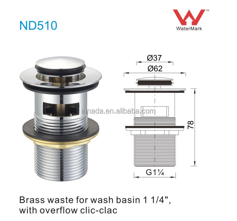 China Sanitaryware Basin bottle Trap with Push Up and Down Sink Waste drain Brass bathroom sifon Siphon