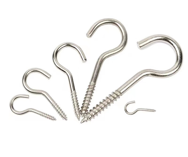 High Quantity  Eye Screw C Type Ring Hook Screw Self-Tapping Eye Shape Screw