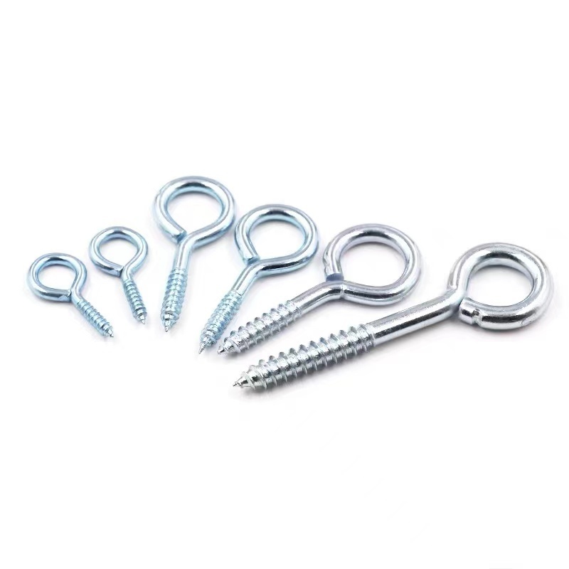 High Quantity  Eye Screw C Type Ring Hook Screw Self-Tapping Eye Shape Screw