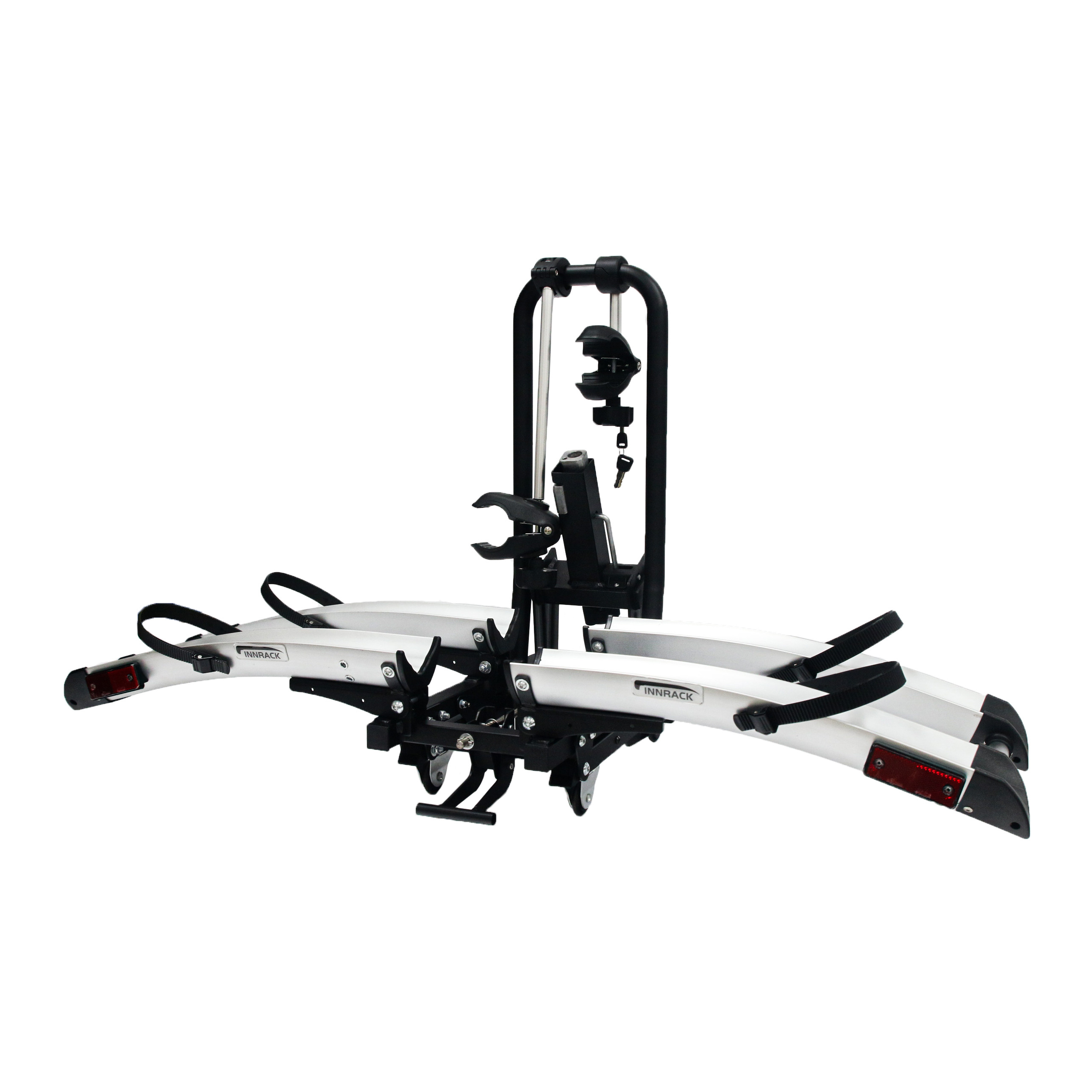 OEM Universal Most vehicle Foldable Bike Carrier with Wheels Fat Tire Ebike  Hitch Bike Rack