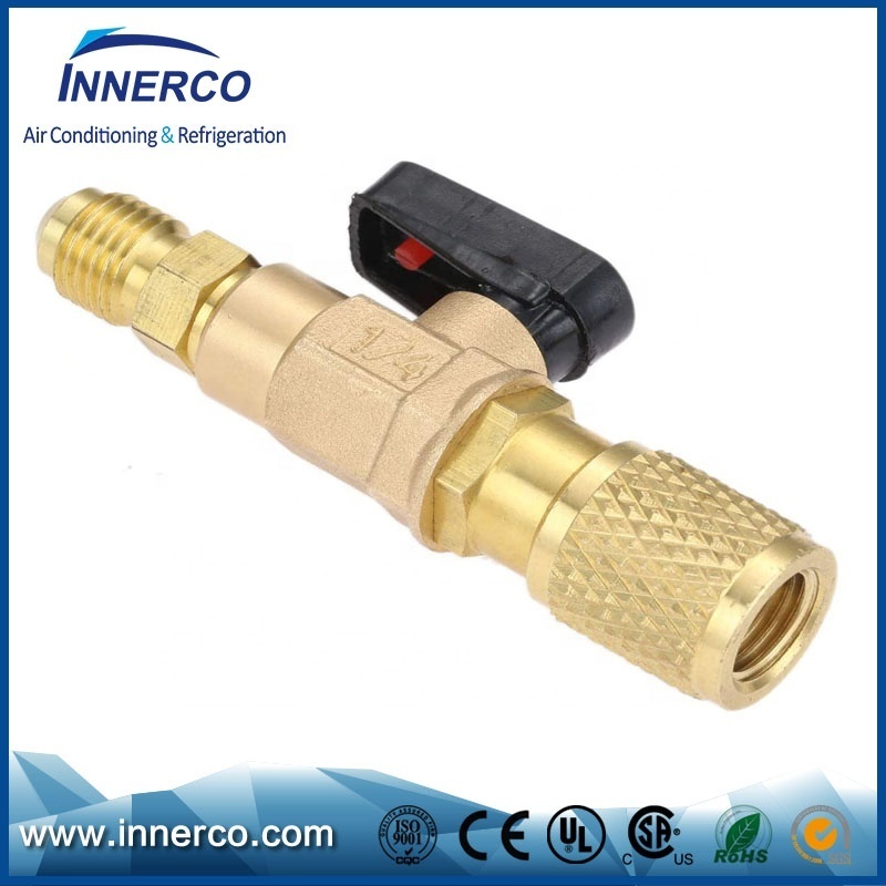 Refrigerant Ball Valve Adapter 1/4