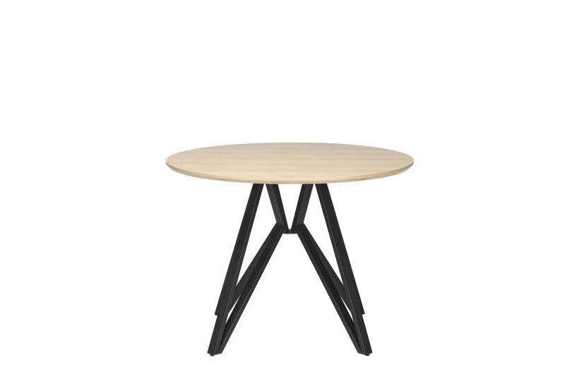 Customized Furniture Nordic Design Cross Metal Legs  Round Dining table