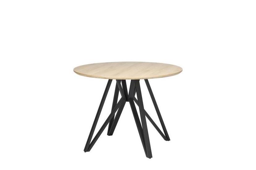 Customized Furniture Nordic Design Cross Metal Legs  Round Dining table