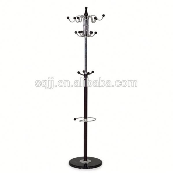 2019 hot sale living room furniture sturdy thick metal tube stable shelf bottom coat rack