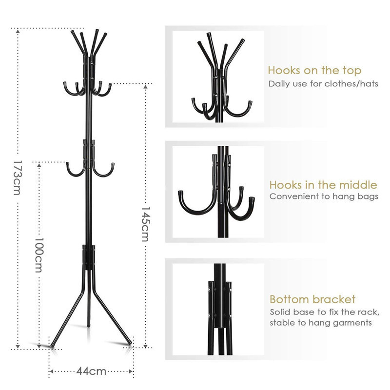 cheap   Living Room Furniture SANQIANG standing coat rack pine coat rack metal coat rack