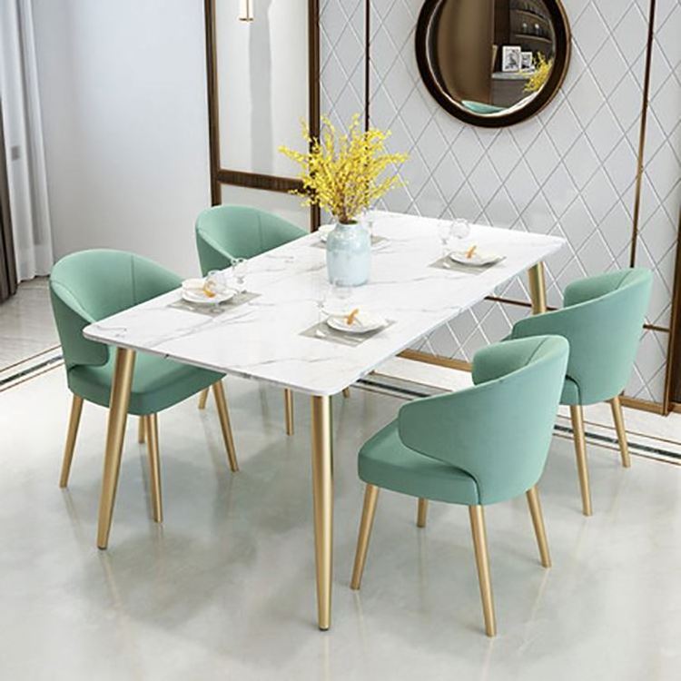 SANQIANG dining room furniture modern simple table set metal table Tito table set