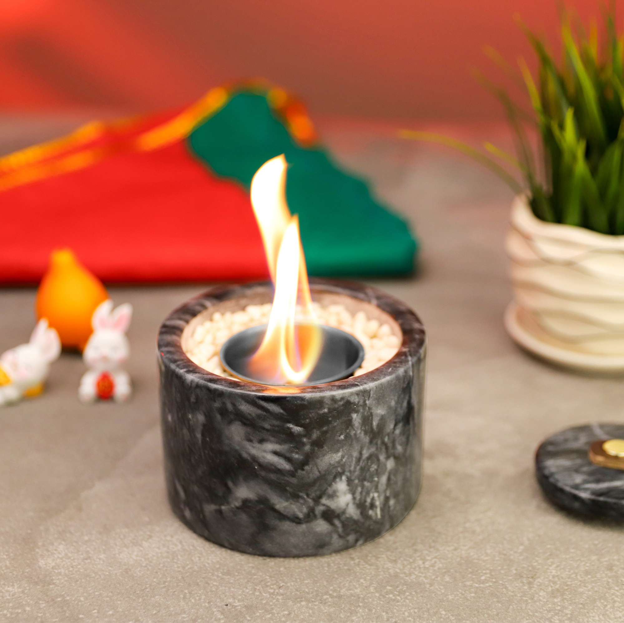 High Quality TT-106 mini concrete fireplace Tabletop firebowl