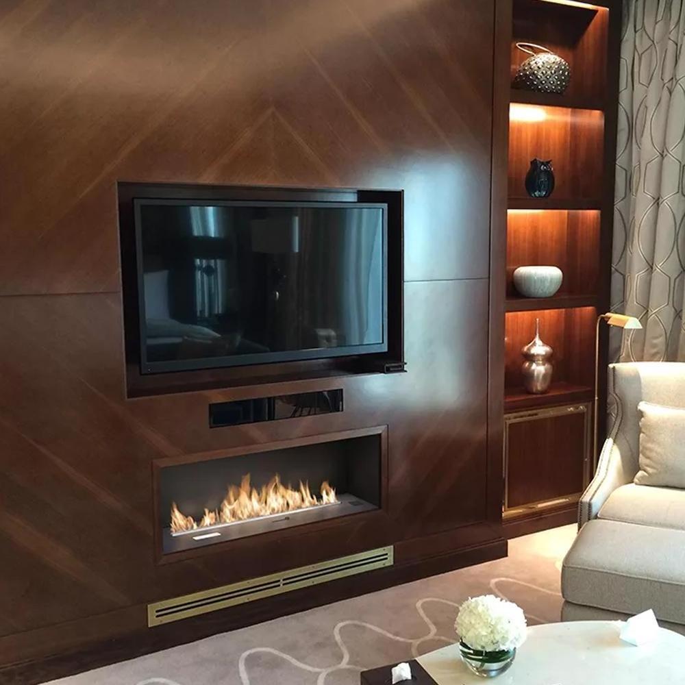 High Quality 60 inch bio fireplace ethanol in wall fireplace