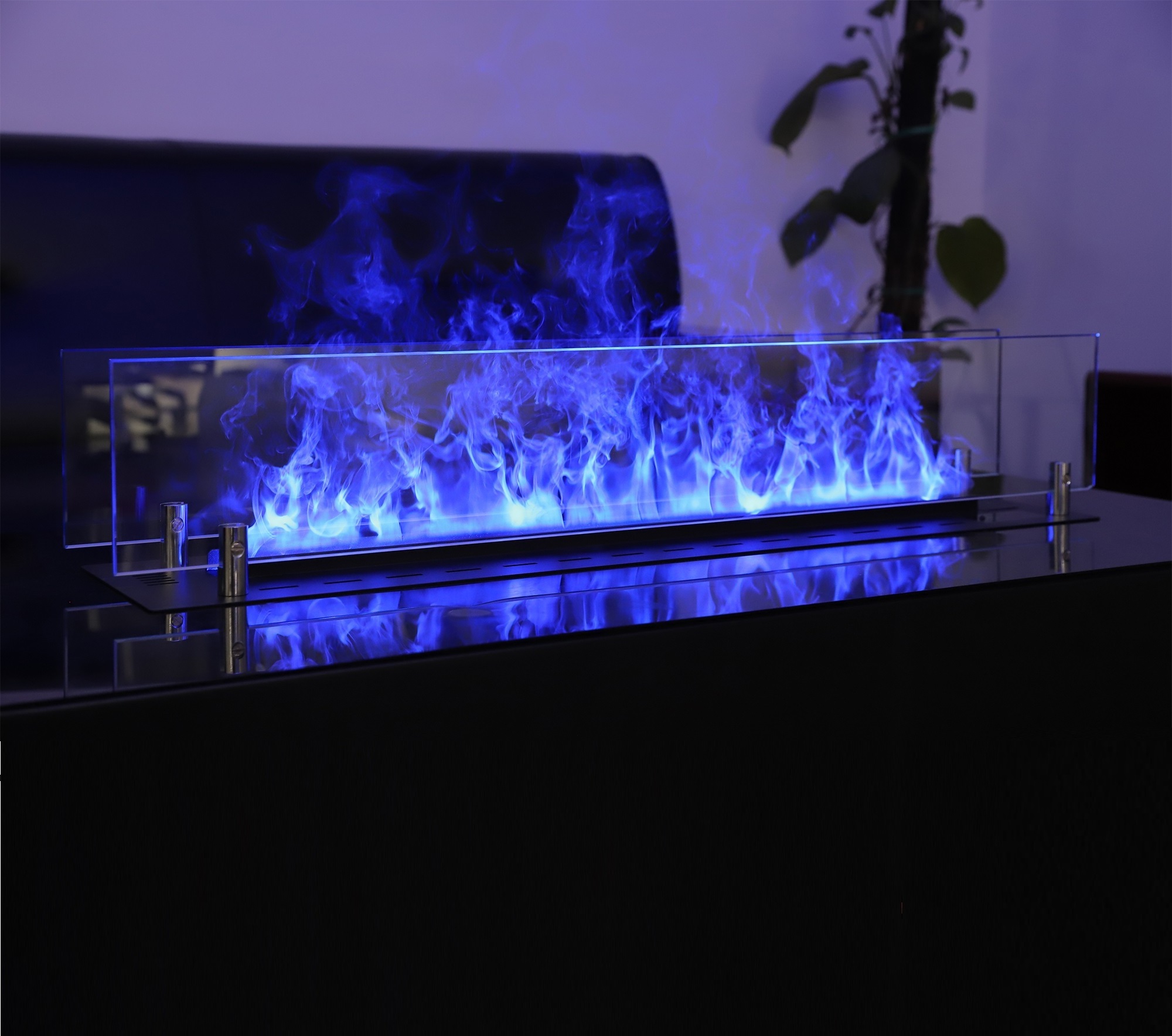 High Quality 1524mm fake flame water vapor fireplace electric 3d steam fireplace design