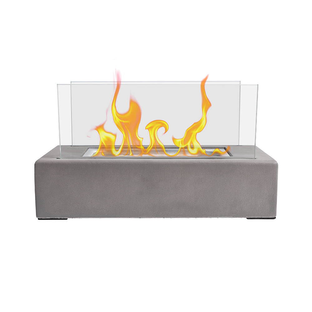 Inno-living TT-83 rectangle tabletop fire pit portable chimney