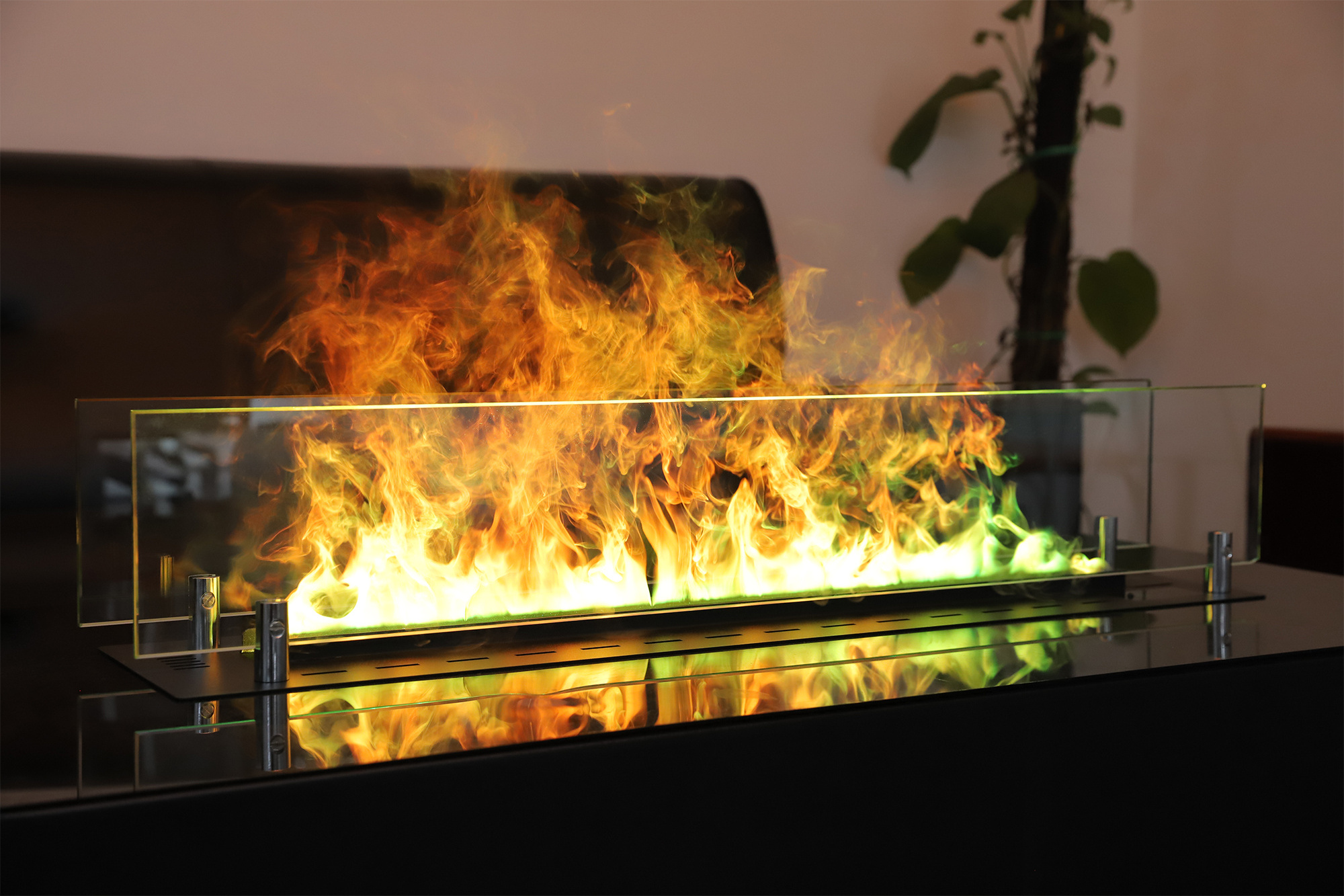 High Quality 1524mm fake flame water vapor fireplace electric 3d steam fireplace design