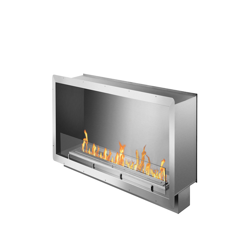 60 inch intelligent ethanol fireplace indoor outdoor electric firebox bio ethanol fireplace