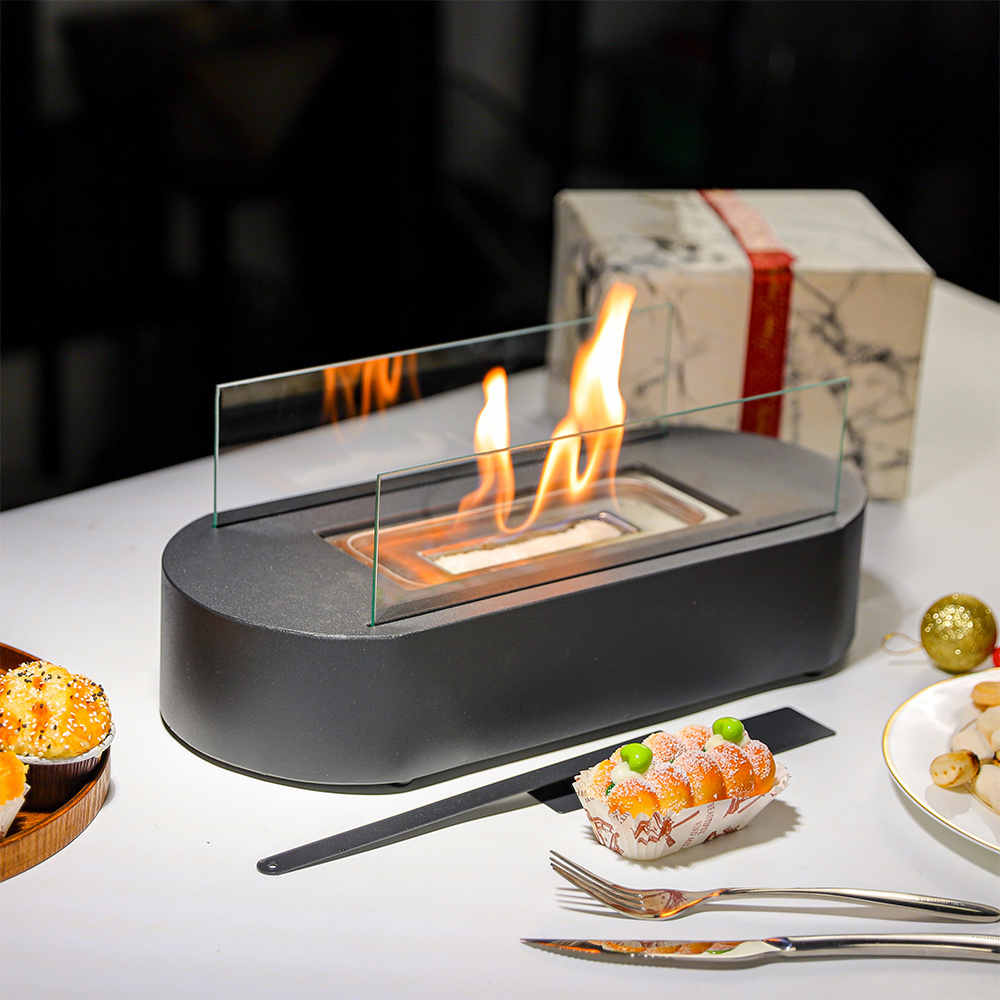 Inno-living TT-118 tabletop glass fire smokeless fireplace