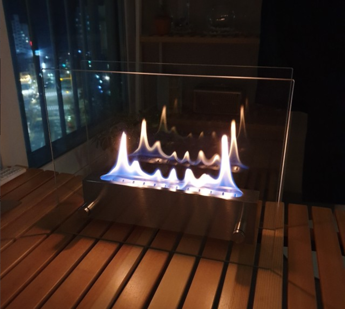 Inno-Fire TT-02   table top ethanol heater small indoor fire pit