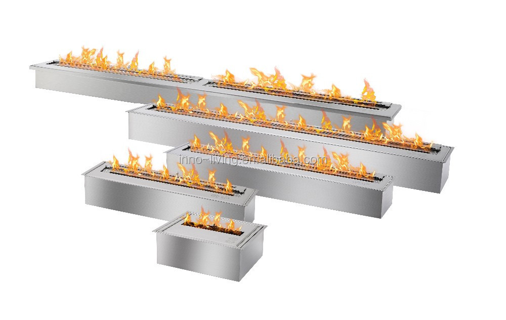 on sale fireplace burner ethanol ILFB-24 stainless steel metal outdoor fireplace