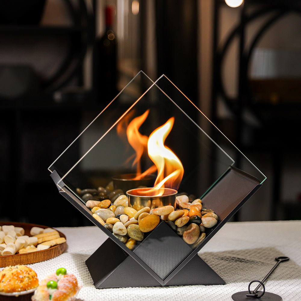 Inno-living TT-117 modern fireplace  indoor outdoor bioethanol fireplace price