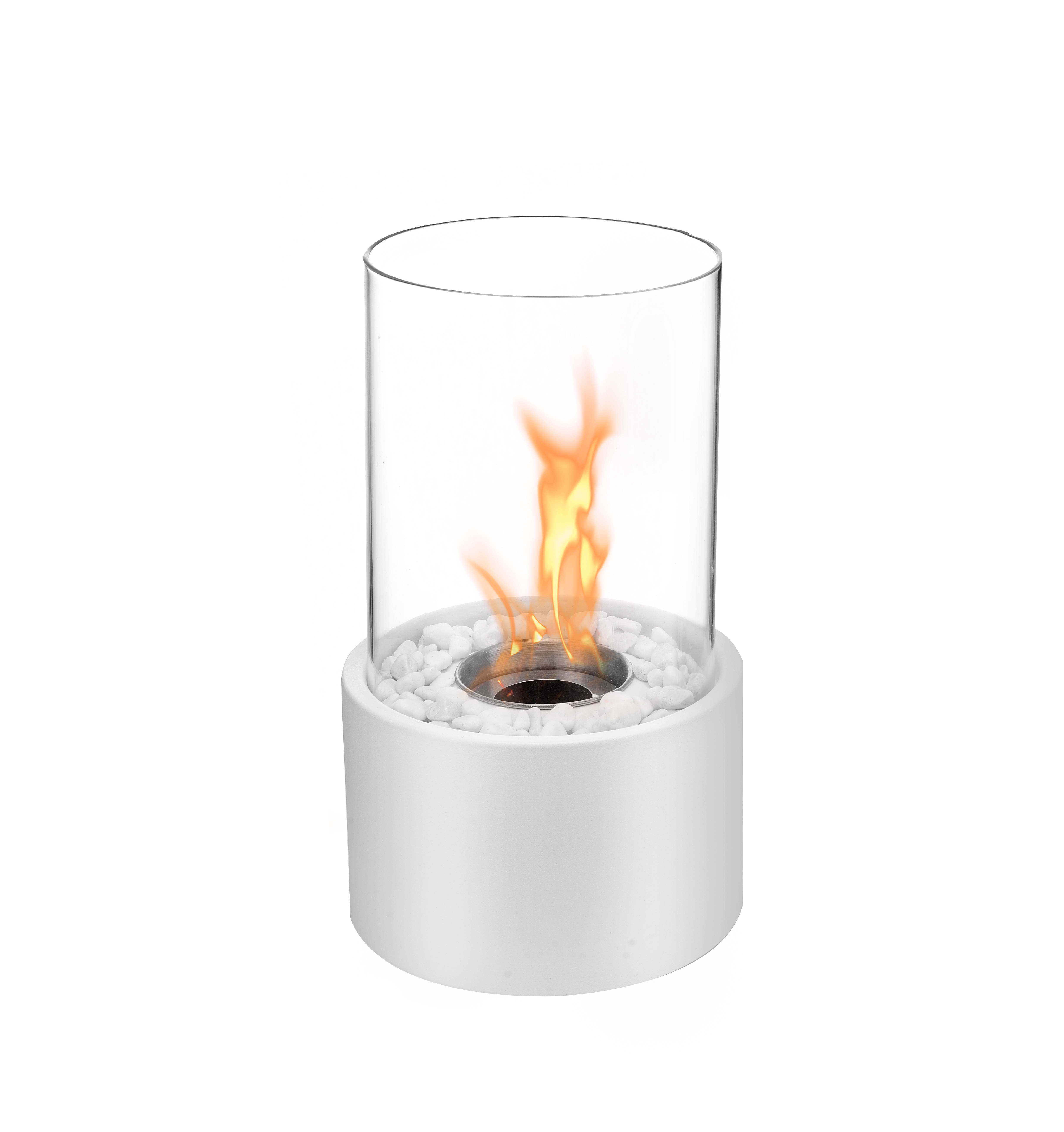 In Stock  TT-15 white color table fireplace ethanol fire lamp  tabletop fire bowl