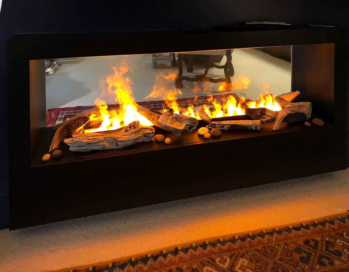 Ethanol-fire 60 inch fake fire for fireplaces 3d atomization steam electric fireplace