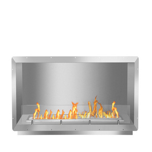 60 inch intelligent ethanol fireplace indoor outdoor electric firebox bio ethanol fireplace