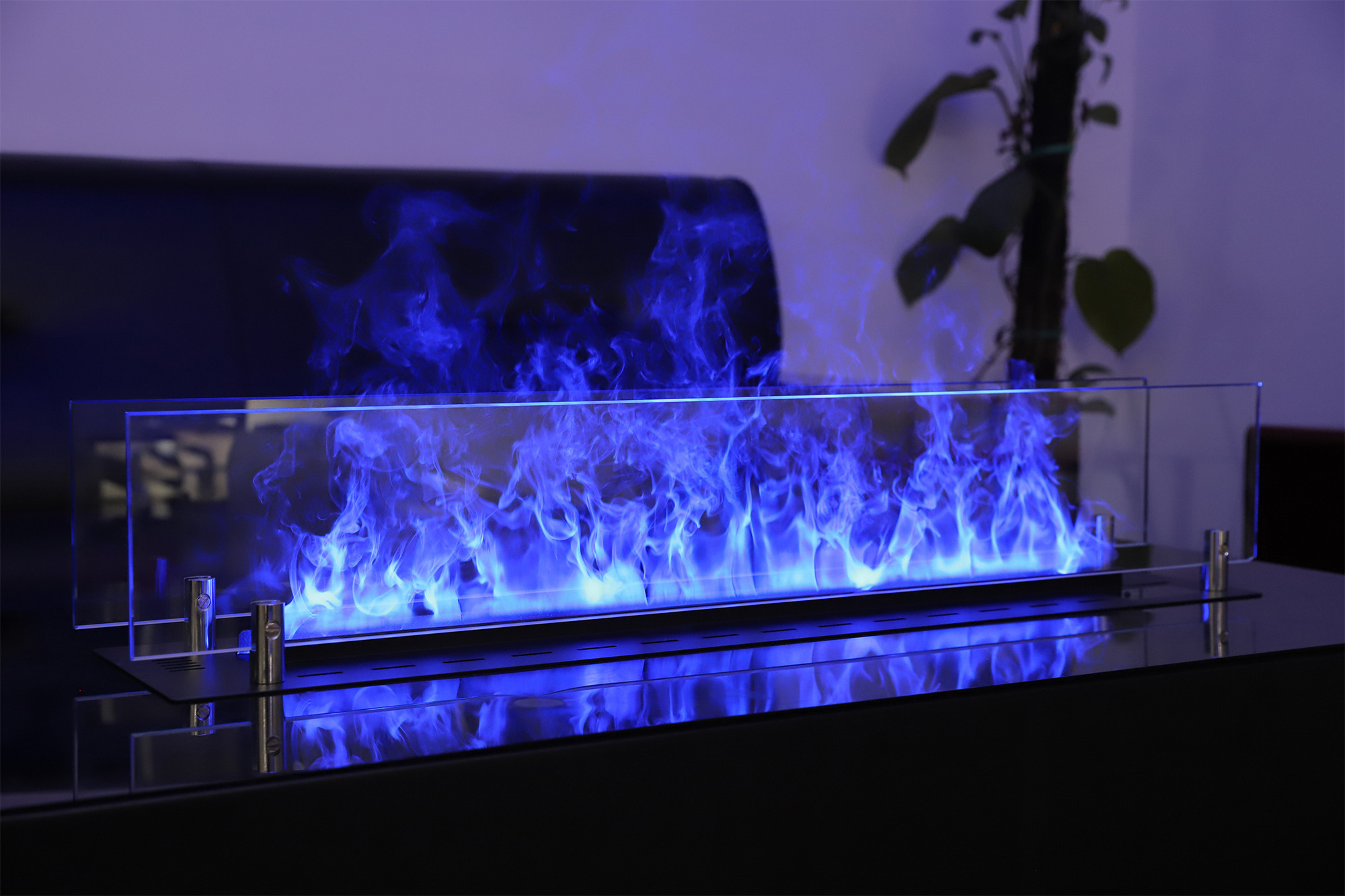 High Quality 1524mm fake flame water vapor fireplace electric 3d steam fireplace design