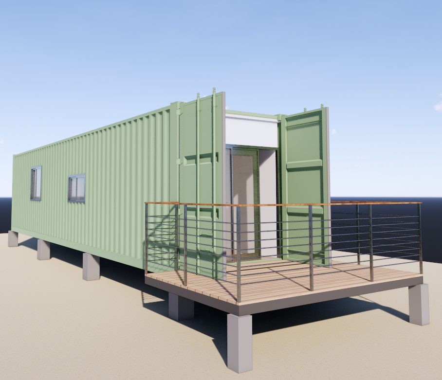 US standard 40ft and 20ft shipping container house home with spray insulation