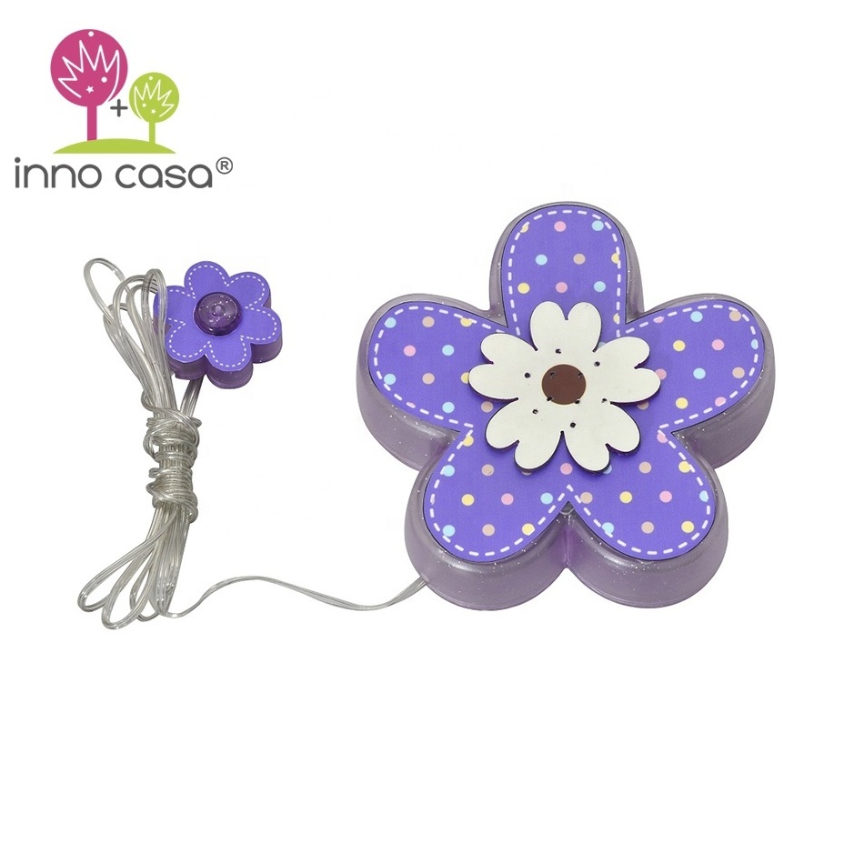 OEM ODM Novelty Fancy Home Accessories Butterfly Shape Ding Dong Sound LED Light Up Wired Kids Bedroom Doorbell