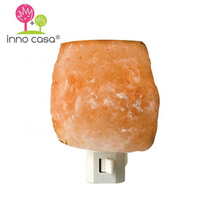 Increase resistance Maintain health Creative Hand Carved Natural Crystal Himalayan salt stone lamp