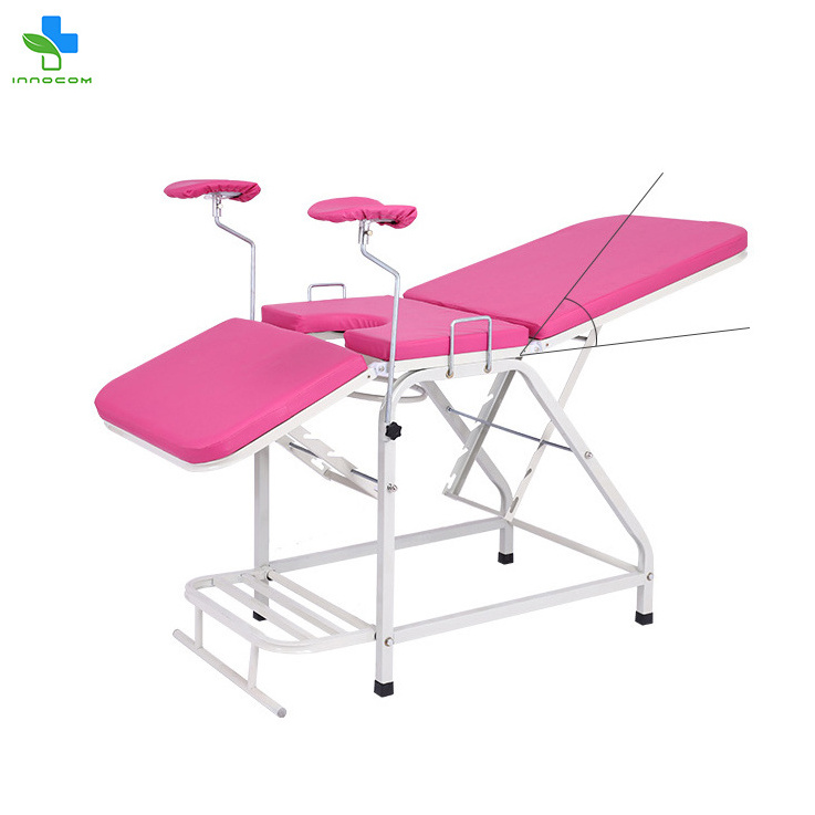 Obstetric Medical Examing Chair Folding Vaginal Patient Examing Bed Exam Table Gynae Foldable Examination Couch