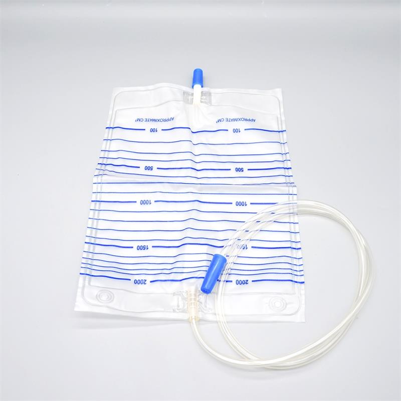 Medical Consumables Disposable Urine Bag Urine Drainage Collection Bag 2000ml Urostomy Leg Bag Urine