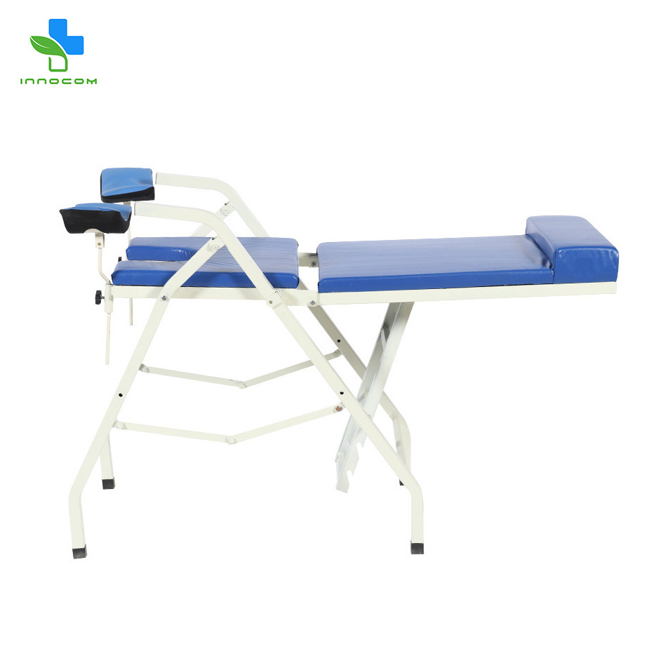 Hospital Medical Clinic Vaginal Exam Chair Gynecology Patient Gynae Obstetric Bed Folding Examination Couch