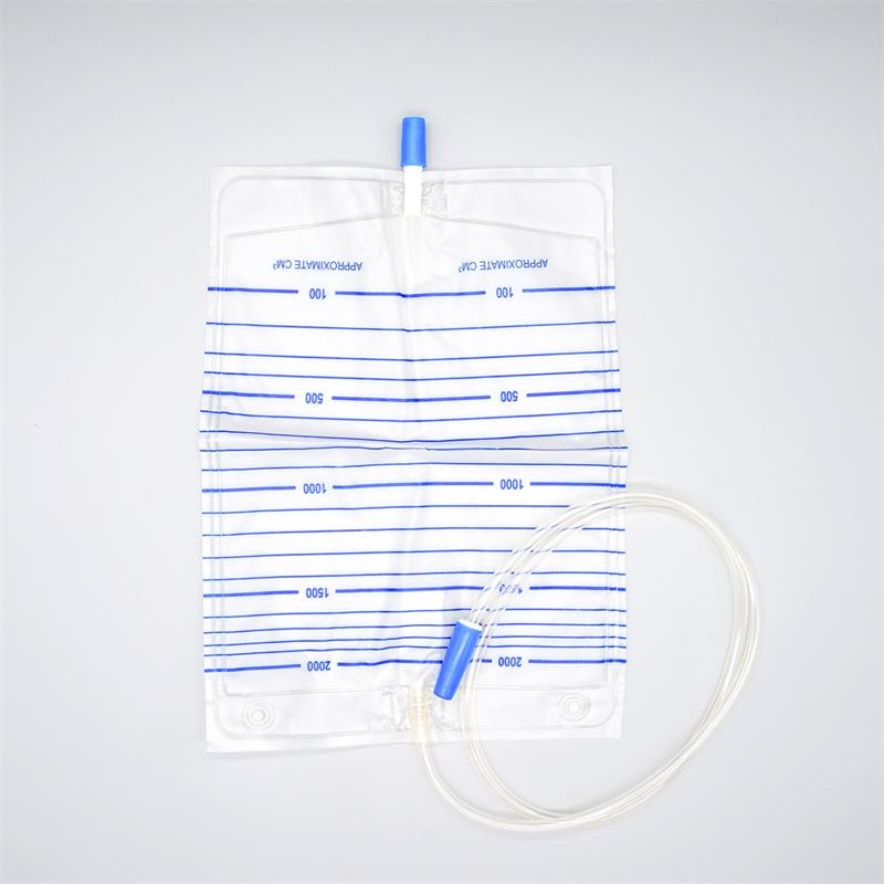 Medical Consumables Disposable Urine Bag Urine Drainage Collection Bag 2000ml Urostomy Leg Bag Urine