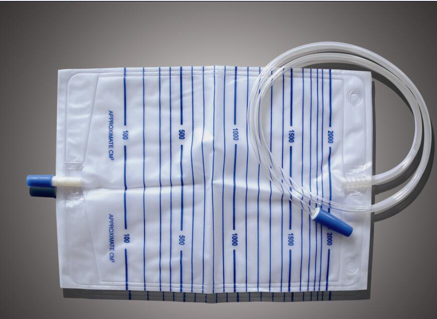 Medical Consumables Disposable Urine Bag Urine Drainage Collection Bag 2000ml Urostomy Leg Bag Urine