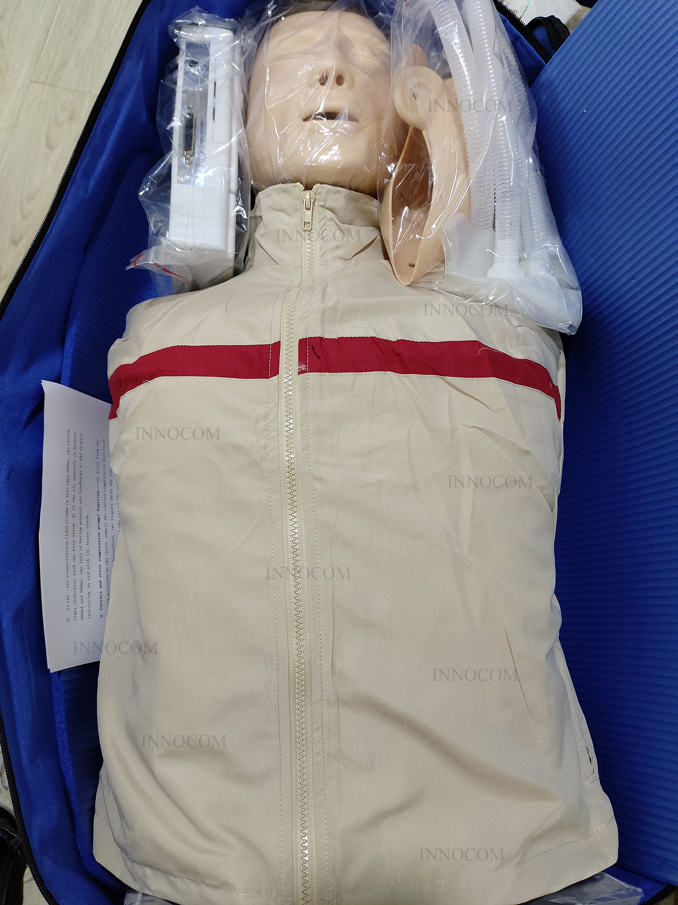 Medical First Aid Mannequin Adult Half Body CPR Manikin Nursing Resuscitation Training Dummy Teaching Simulator Trainer Model