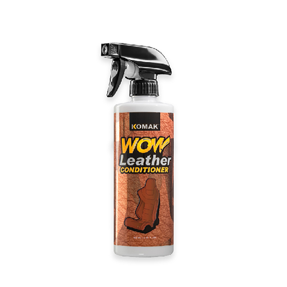 KOMAK WOW LEATHER CONDITIONER Car Leather Nano Hybrid Polymer UV Protection Moisturizes Leather Reduce Ageing