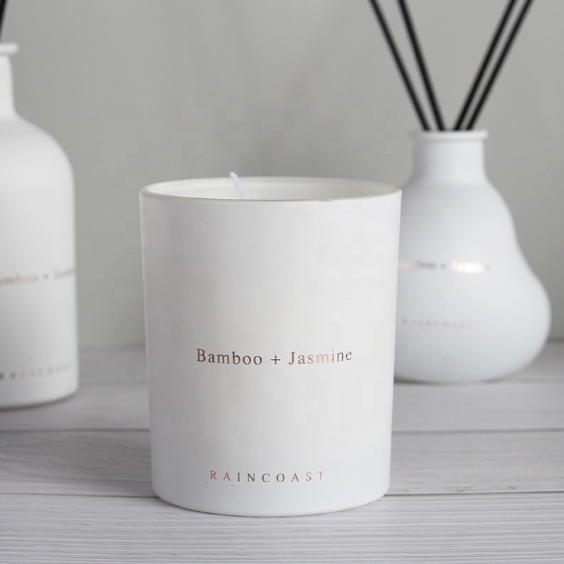 RAINCOAST Candles Private Label Scented 200G Black and White Custom Candles Home Fragrances