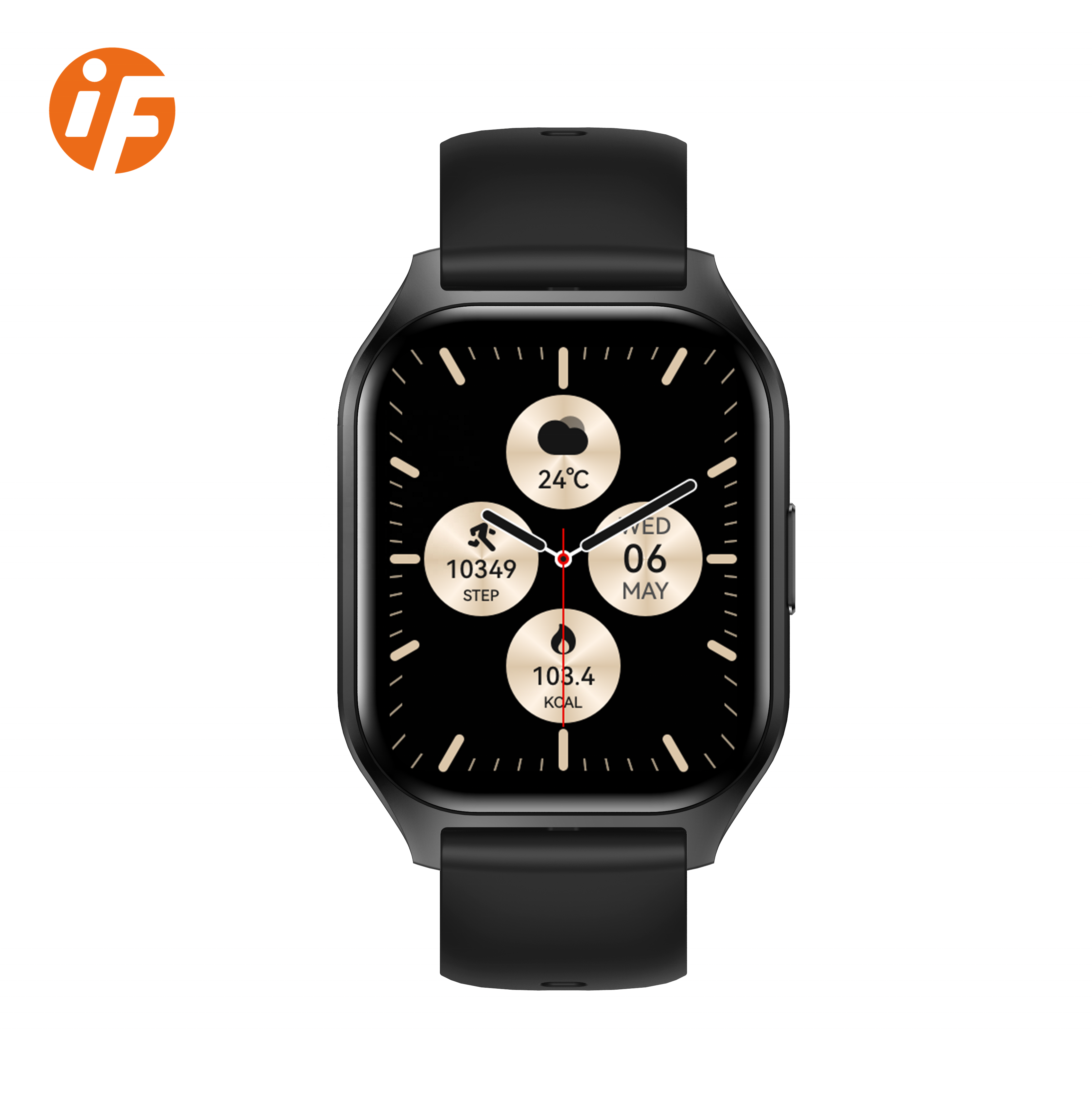 INNOFOVO I106 Smart Watch Amoled Display 400mAh Long Battery Life Smart Watch for Men&Women