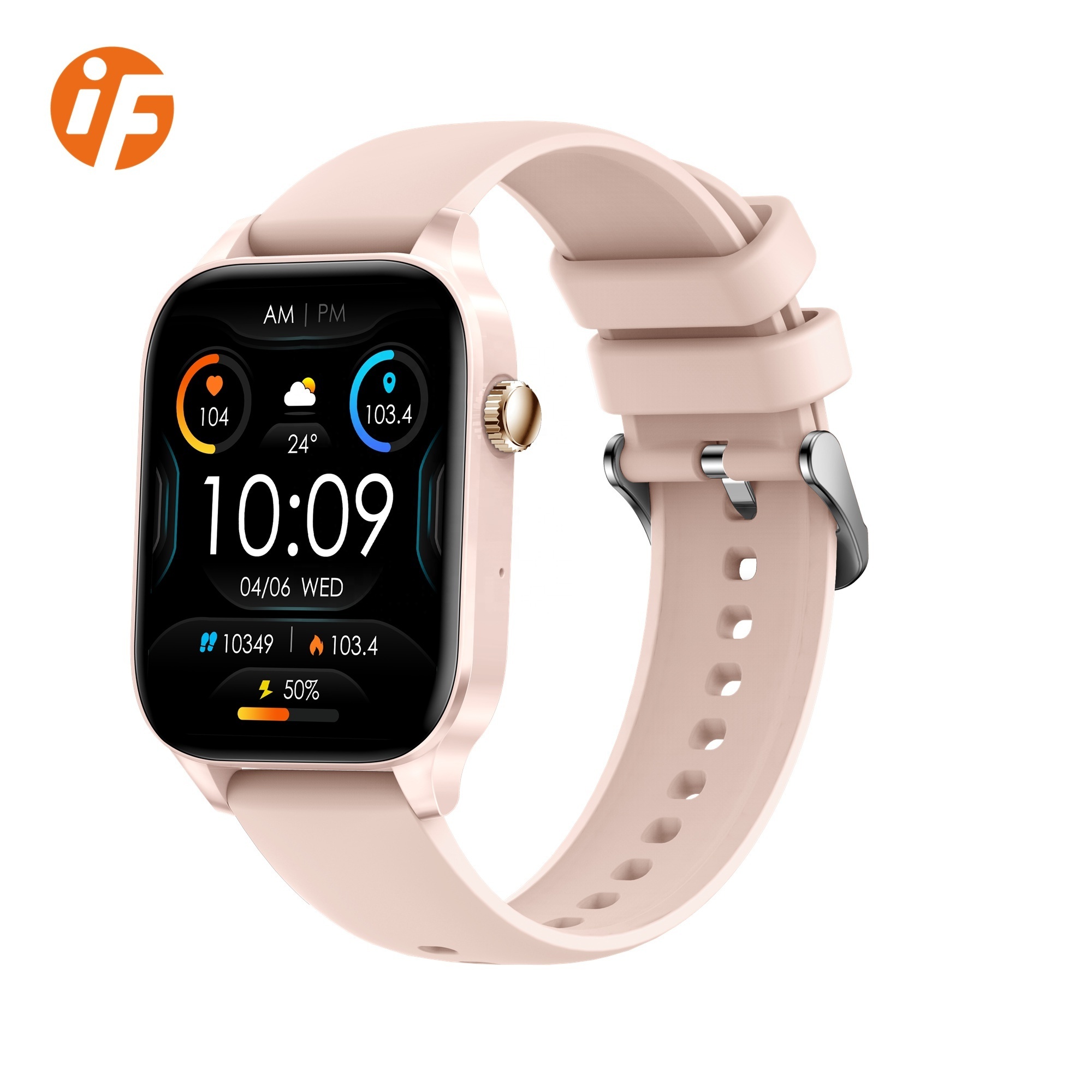 INNOFOVO New Arrival I82 Smart Watch Men IP68 Heart Rate Monitoring Waterproof BT Call Smartwatch