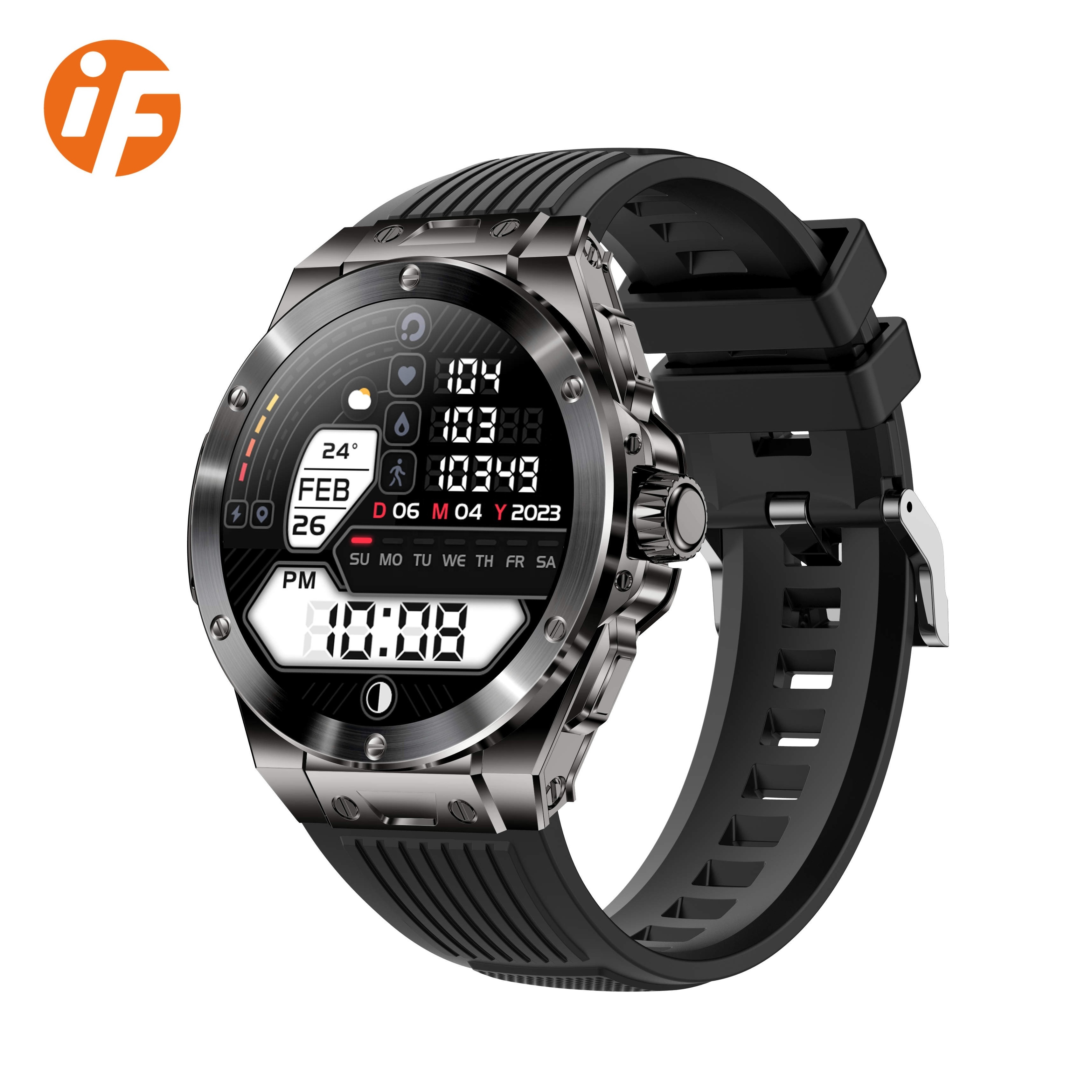 New arrival INNOFOVO smart electronics 1.43'' wearable devices amoled smart watch