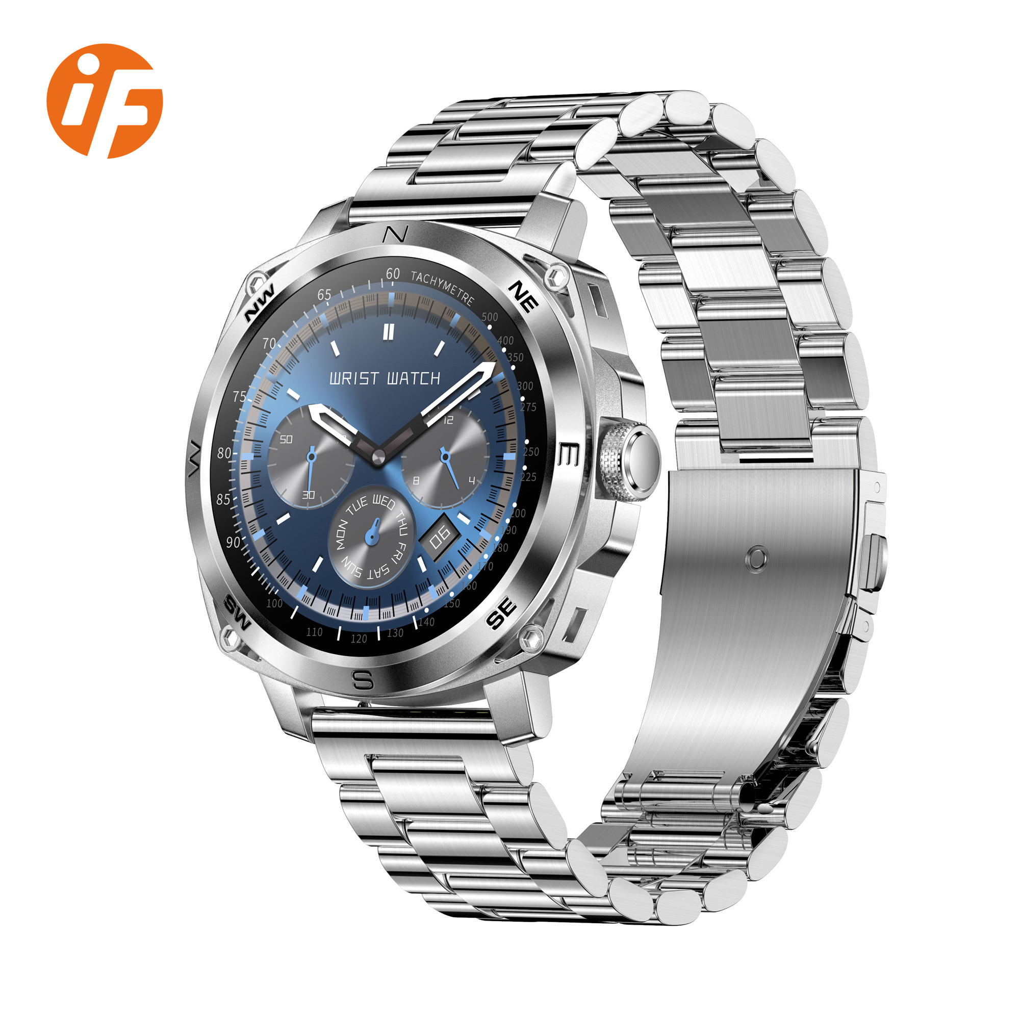 INNOFOVO i89 Amoled 1.43 inches  IP68 Waterproof GPS wrist Smart Watch for Men 2023