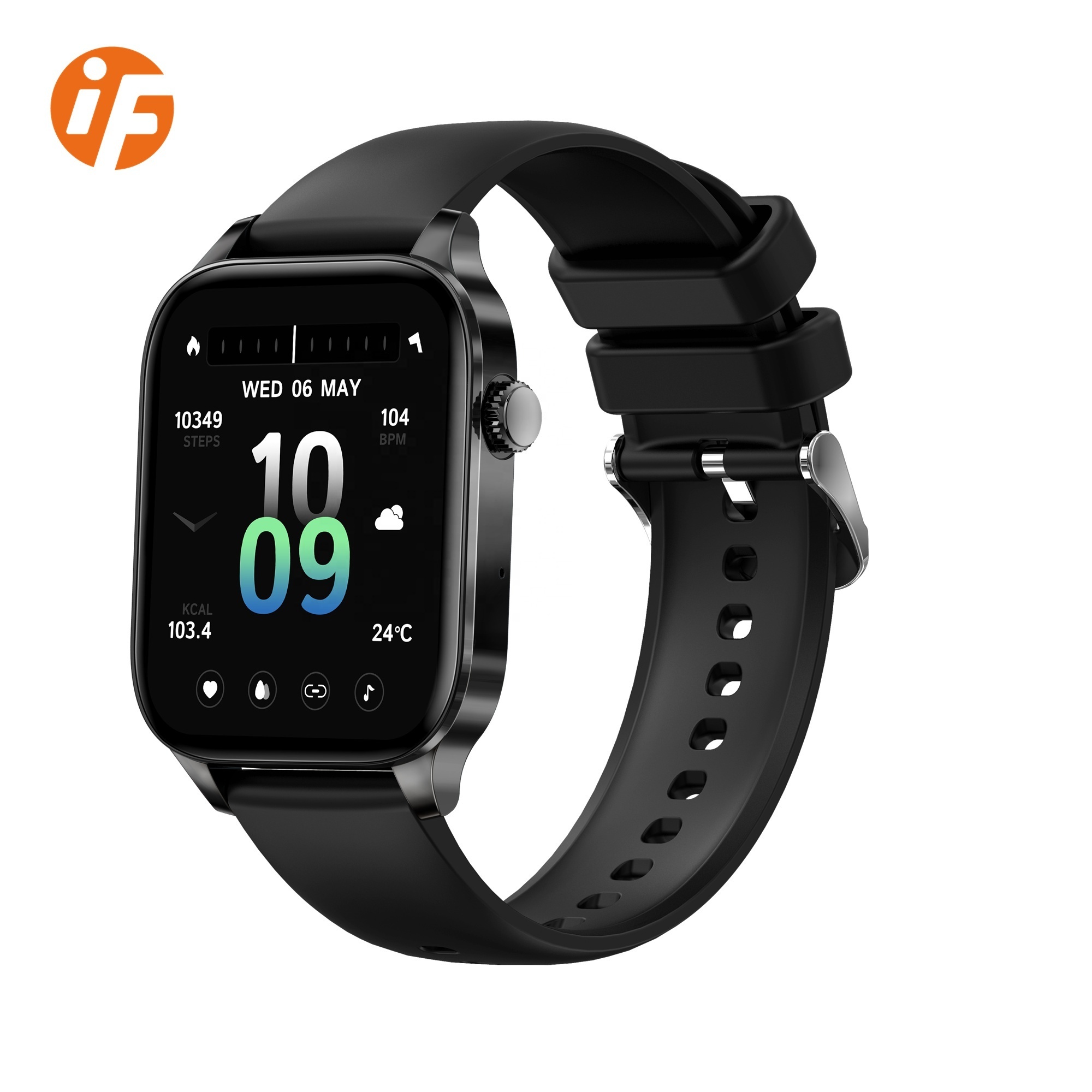 INNOFOVO New Arrival I82 Smart Watch Men IP68 Heart Rate Monitoring Waterproof BT Call Smartwatch