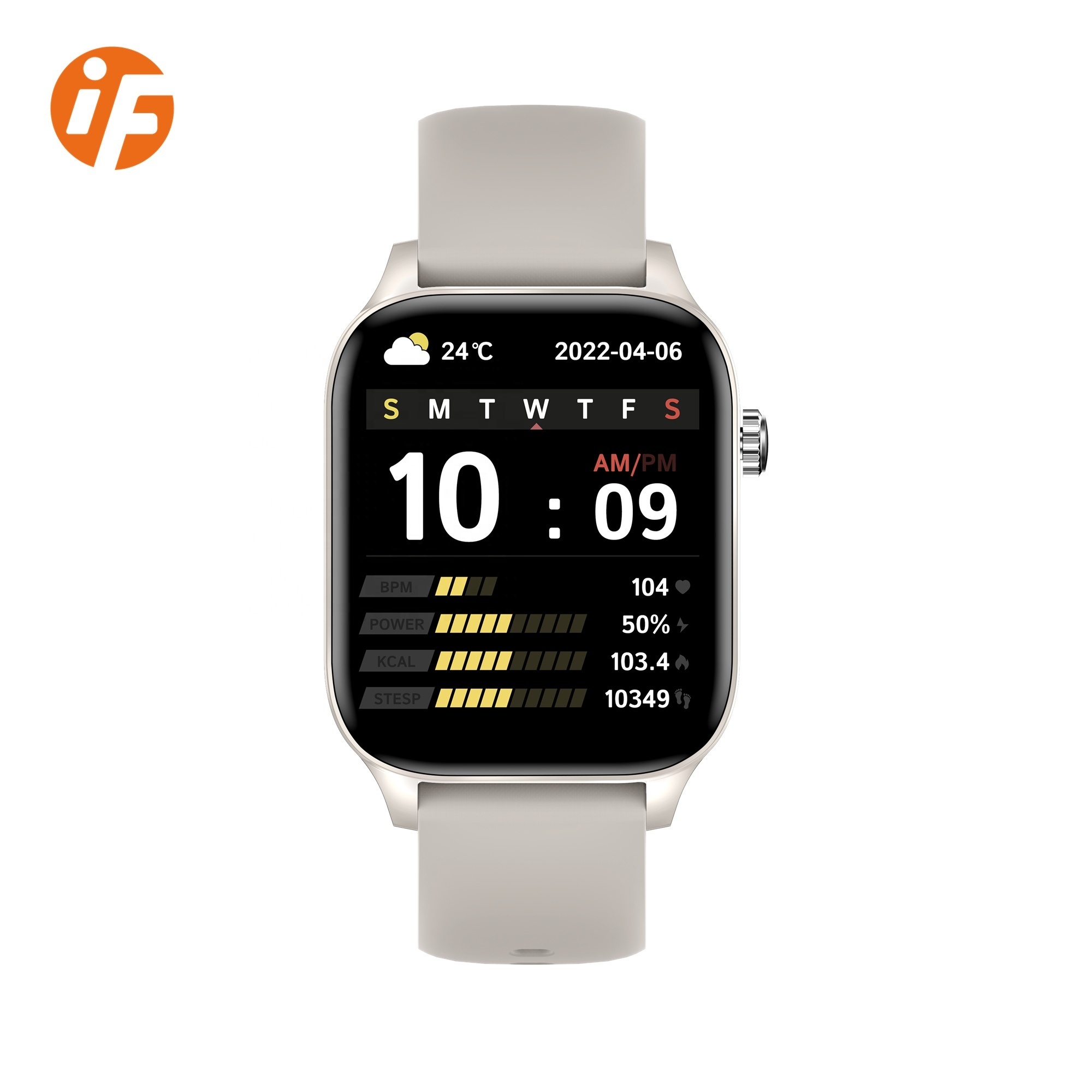 INNOFOVO New Arrival I82 Smart Watch Men IP68 Heart Rate Monitoring Waterproof BT Call Smartwatch