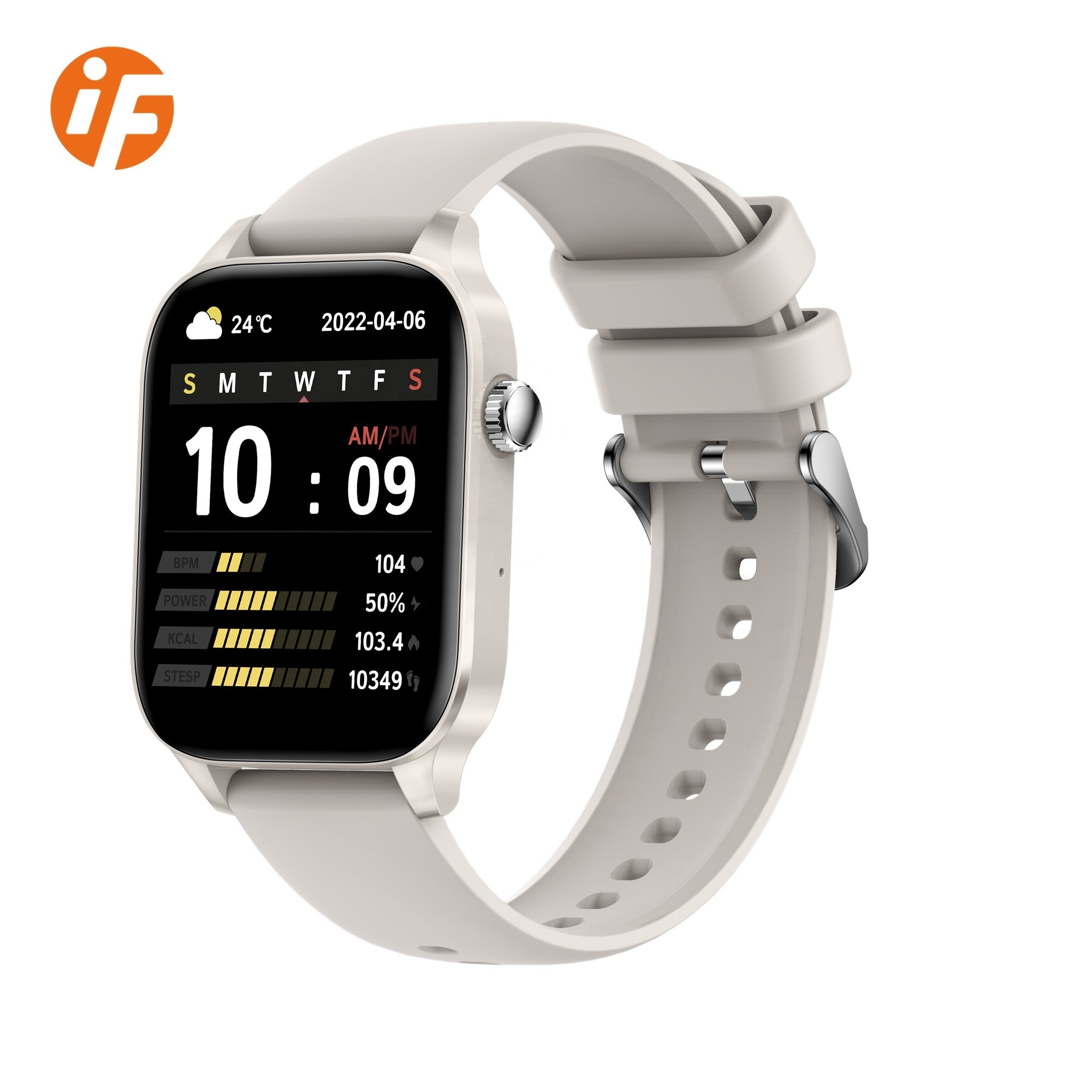 INNOFOVO New Arrival I82 Smart Watch Men IP68 Heart Rate Monitoring Waterproof BT Call Smartwatch