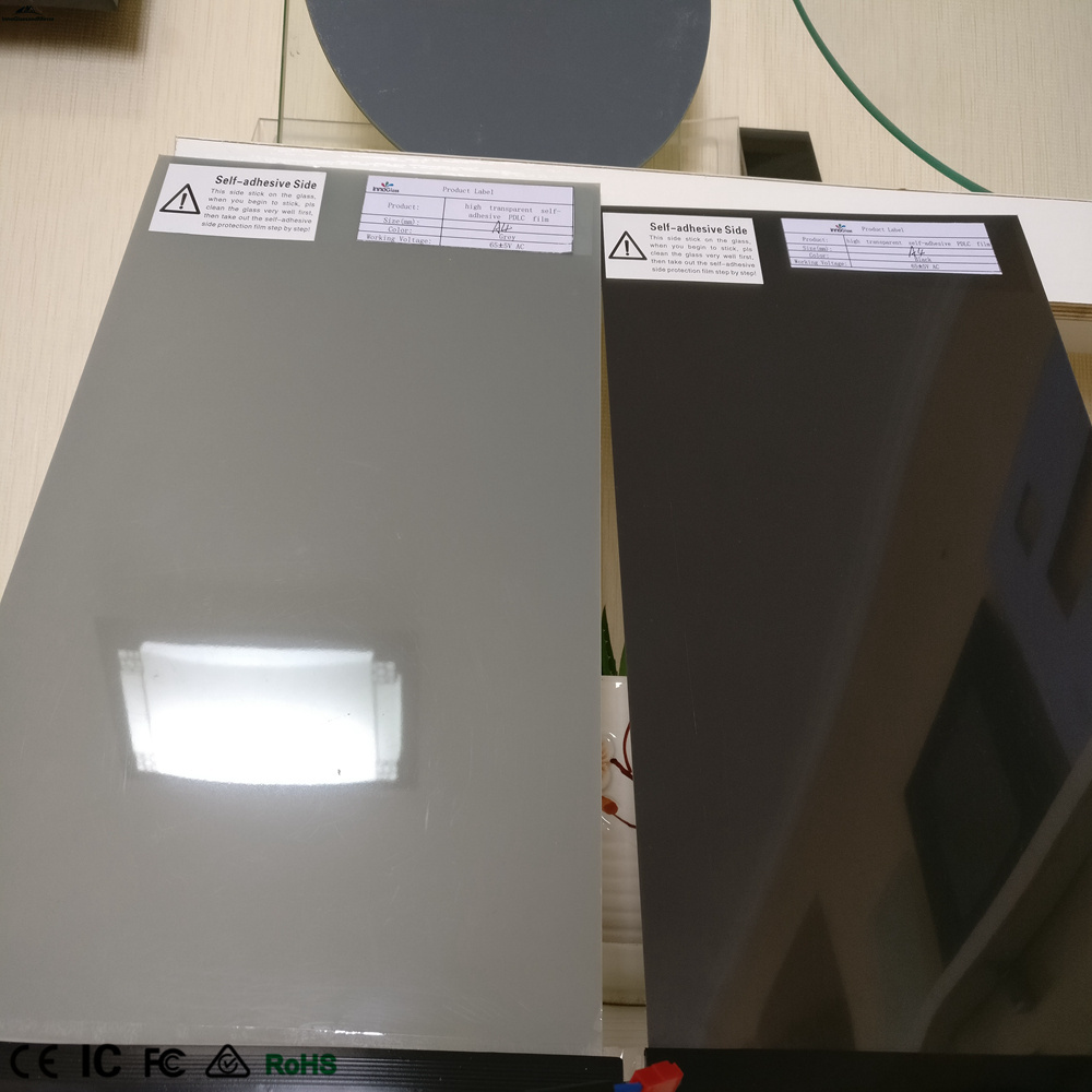 Self-Adhesive Switchable Smart Films and glass for office and car